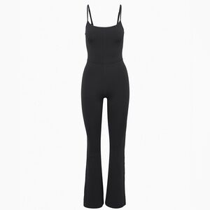 Aritzia Wilfred Free Black Divinity Kick Flare Jumpsuit